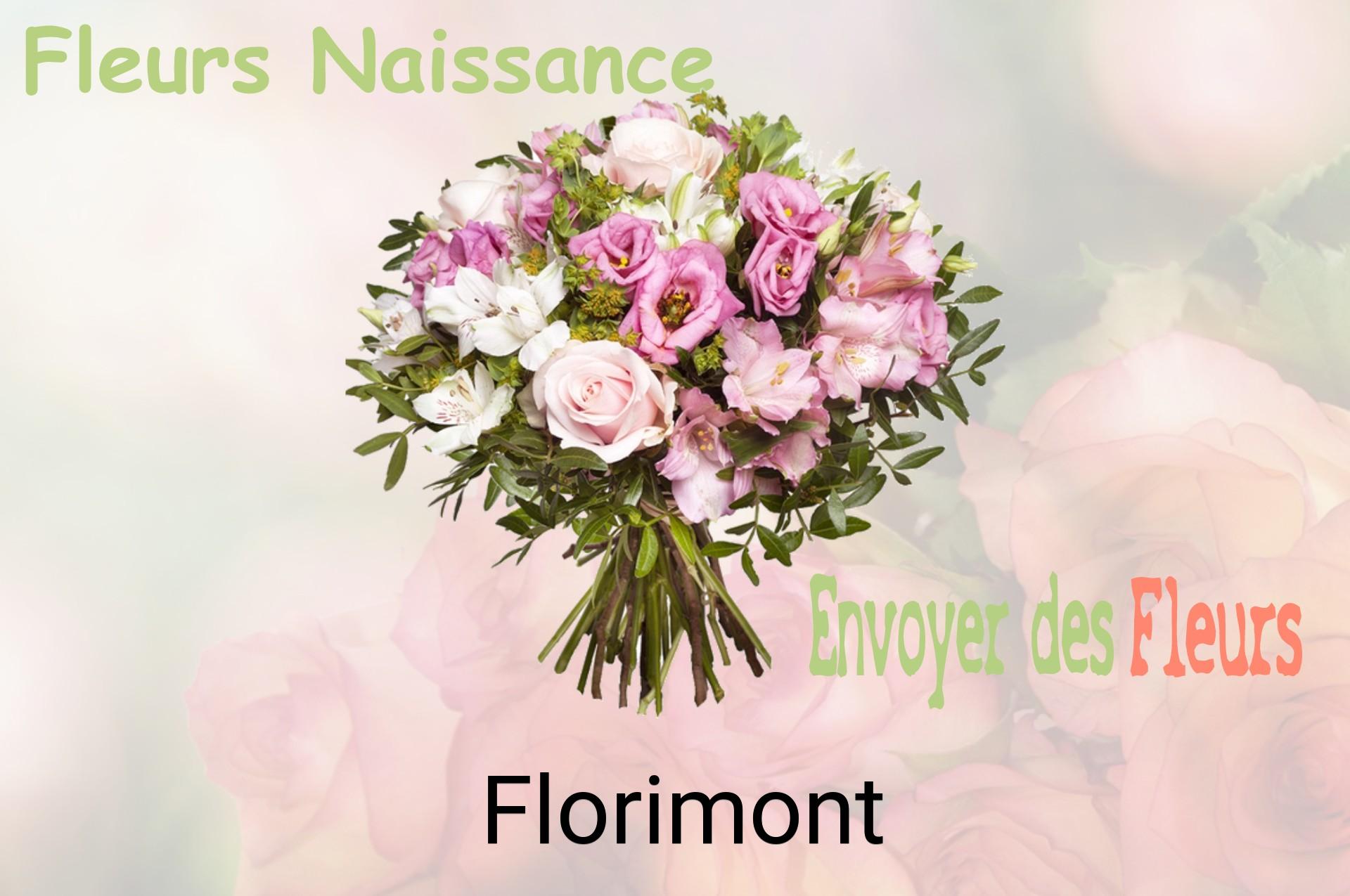 Bouquet de fleurs de naissance livré à Florimont